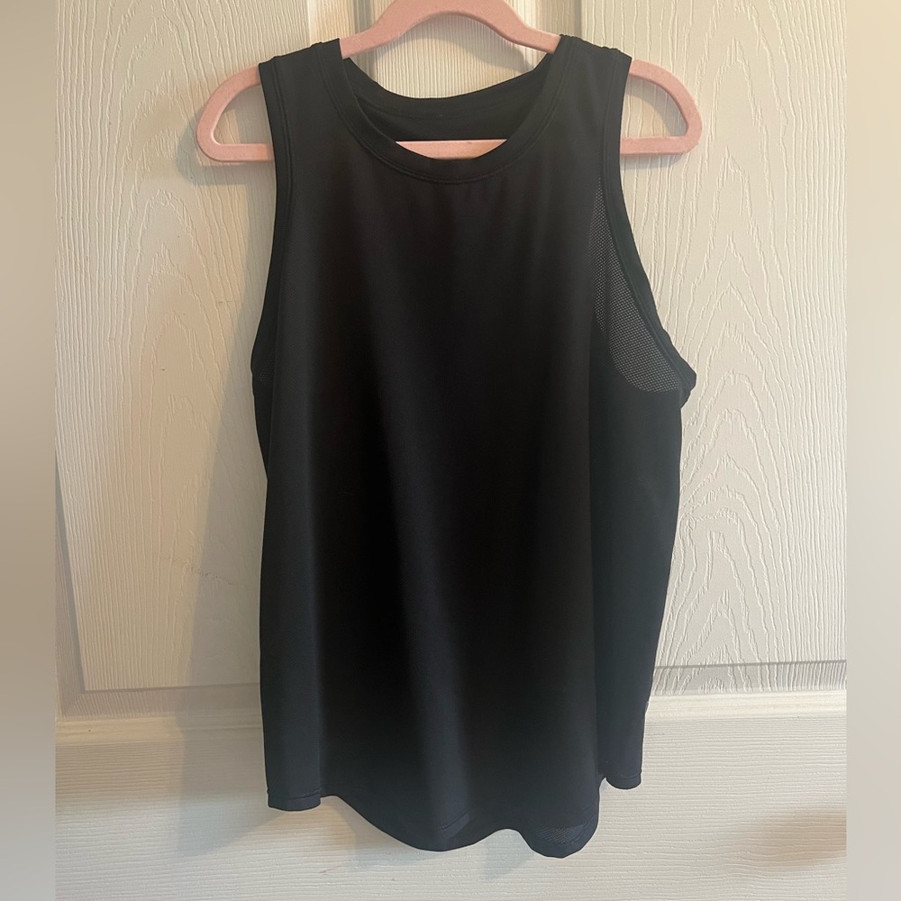 Black lulu mesh tank